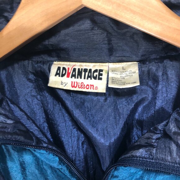 Vintage Wilson Advantage Athletic Windbreaker Jacket Size Large - Picture 5 of 7
